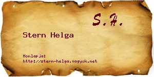 Stern Helga névjegykártya